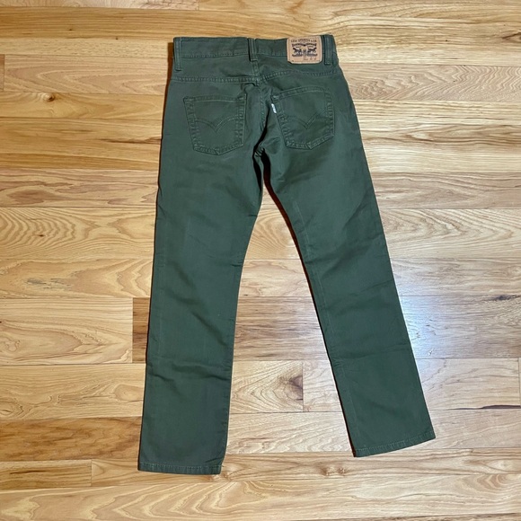 Levi’s 511 Slim Green Skinny Jeans Sz 10 Regular - Picture 2 of 7